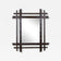 19TH CENTURY, AUSTRIA, RUSTIC BLACK FOREST, WALL MIRROR, CIRCA 1870