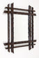 19TH CENTURY, AUSTRIA, RUSTIC BLACK FOREST, WALL MIRROR, CIRCA 1870