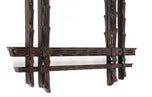 19TH CENTURY, AUSTRIA, RUSTIC BLACK FOREST, WALL MIRROR, CIRCA 1870