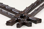 19TH CENTURY, AUSTRIA, RUSTIC BLACK FOREST, WALL MIRROR, CIRCA 1870