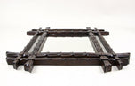 19TH CENTURY, AUSTRIA, RUSTIC BLACK FOREST, WALL MIRROR, CIRCA 1870