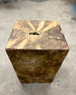 TEAK WOOD SIDE TABLE, STOOL, HANDCRAFTED, INDONESIA, 2024