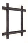 19TH CENTURY, AUSTRIA, TRAMP ART, RUSTIC WALL MIRROR, HANDCARVED, CIRCA 1880