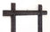 19TH CENTURY, AUSTRIA, TRAMP ART, RUSTIC WALL MIRROR, HANDCARVED, CIRCA 1880
