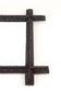 19TH CENTURY, AUSTRIA, TRAMP ART, RUSTIC WALL MIRROR, HANDCARVED, CIRCA 1880