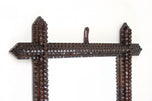 19TH CENTURY, AUSTRIA, TRAMP ART, WALL MIRROR