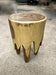 LACQUERED, SUAR WOOD, SIDE TABLE, STOOL, HANDCARVED, INDONESIA, 2024
