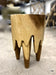 LACQUERED, SUAR WOOD, SIDE TABLE, STOOL, HANDCARVED, INDONESIA, 2024