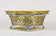 20TH CENTURY, AUSTRIA, ART NOUVEAU, SILVER BASKET, AMBERCOLORED GLASS