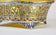 20TH CENTURY, AUSTRIA, ART NOUVEAU, SILVER BASKET, AMBERCOLORED GLASS