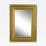 20TH CENTURY, AUSTRIA, BRONZED, GILT, ART NOUVEAU MIRROR