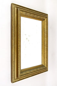 20TH CENTURY, AUSTRIA, BRONZED, GILT, ART NOUVEAU MIRROR