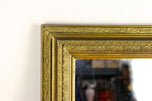 20TH CENTURY, AUSTRIA, BRONZED, GILT, ART NOUVEAU MIRROR