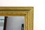 20TH CENTURY, AUSTRIA, BRONZED, GILT, ART NOUVEAU MIRROR