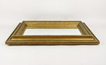 20TH CENTURY, AUSTRIA, BRONZED, GILT, ART NOUVEAU MIRROR