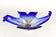 BLUE MURANO GLASS BOWL, MID-CENTURY, ITALY, 1960/70