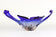 BLUE MURANO GLASS BOWL, MID-CENTURY, ITALY, 1960/70