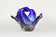 BLUE MURANO GLASS BOWL, MID-CENTURY, ITALY, 1960/70