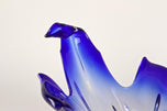 BLUE MURANO GLASS BOWL, MID-CENTURY, ITALY, 1960/70