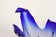 BLUE MURANO GLASS BOWL, MID-CENTURY, ITALY, 1960/70