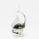 MURANO GLASS FISH SCULPTURE, OLIVE GREEN, CLEAR GLASS, ITALY, CIRCA 1970