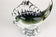 MURANO GLASS FISH SCULPTURE, OLIVE GREEN, CLEAR GLASS, ITALY, CIRCA 1970