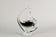 MURANO GLASS FISH SCULPTURE, OLIVE GREEN, CLEAR GLASS, ITALY, CIRCA 1970