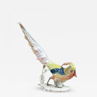 PORCELAIN FIGURINE, GOLDEN PHEASANT, GERMANY, 1920
