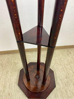 ART NOUVEAU, AUSTRIA, BENTWOOD PEDESTAL, MAHOGANY LOOK, CIRCA 1900