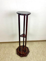 ART NOUVEAU, AUSTRIA, BENTWOOD PEDESTAL, MAHOGANY LOOK, CIRCA 1900