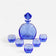 20TH CENTURY, ART DECO, DECANTER SET, LIQUOR SET, WITH 5 SHOT GLASSES, CZ, 1920
