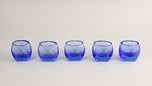 20TH CENTURY, ART DECO, DECANTER SET, LIQUOR SET, WITH 5 SHOT GLASSES, CZ, 1920