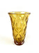 20TH CENTURY, AUSTRIA, ART DECO, GLASS VASE, AMBER COLORED