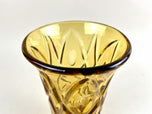 20TH CENTURY, AUSTRIA, ART DECO, GLASS VASE, AMBER COLORED
