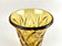 20TH CENTURY, AUSTRIA, ART DECO, GLASS VASE, AMBER COLORED