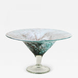 MID CENTURY MODERN, GERMANY, GLASS BOWL, CENTERPIECE, 1970