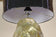 CONTEMPORARY, GOLDEN, CERAMIC TABLE LAMP