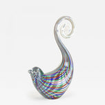 MID CENTURY, ITALY, MURANO GLASS BIRD, SCULPTURE, 1970