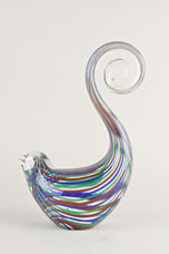 MID CENTURY, ITALY, MURANO GLASS BIRD, SCULPTURE, 1970