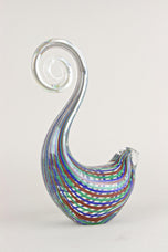 MID CENTURY, ITALY, MURANO GLASS BIRD, SCULPTURE, 1970