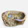 CONTEMPORARY, PETRIFIED WOOD SINK, BEIGE, BROWN, YELLOW, PINK, 2024