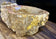 CONTEMPORARY, PETRIFIED WOOD SINK, BEIGE, BROWN, YELLOW, PINK, 2024