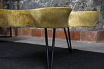 ORGANIC MODERN SUAR TREE COFFEE TABLE, BLACK METAL FEET