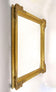 19TH CENTURY, AUSTRIA, GILT BIEDERMEIER WALL MIRROR, HANDCARVED, CIRCA 1850