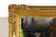 19TH CENTURY, AUSTRIA, GILT BIEDERMEIER WALL MIRROR, HANDCARVED, CIRCA 1850