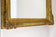 19TH CENTURY, AUSTRIA, GILT BIEDERMEIER WALL MIRROR, HANDCARVED, CIRCA 1850