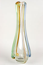 MID CENTURY MODERN, MURANO GLASS, VASE, SOMMERSO, ITALY, 1960