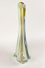 MID CENTURY MODERN, MURANO GLASS, VASE, SOMMERSO, ITALY, 1960