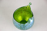 L0ETZ WITWE, BOHEMIA, GLASS VASE, IRIDESCENT, CRETA PAPILLON, circa 1902
