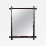 BLACK FOREST, WALL MIRROR, BASSWOOD, AUSTRIA, CIRCA 1890